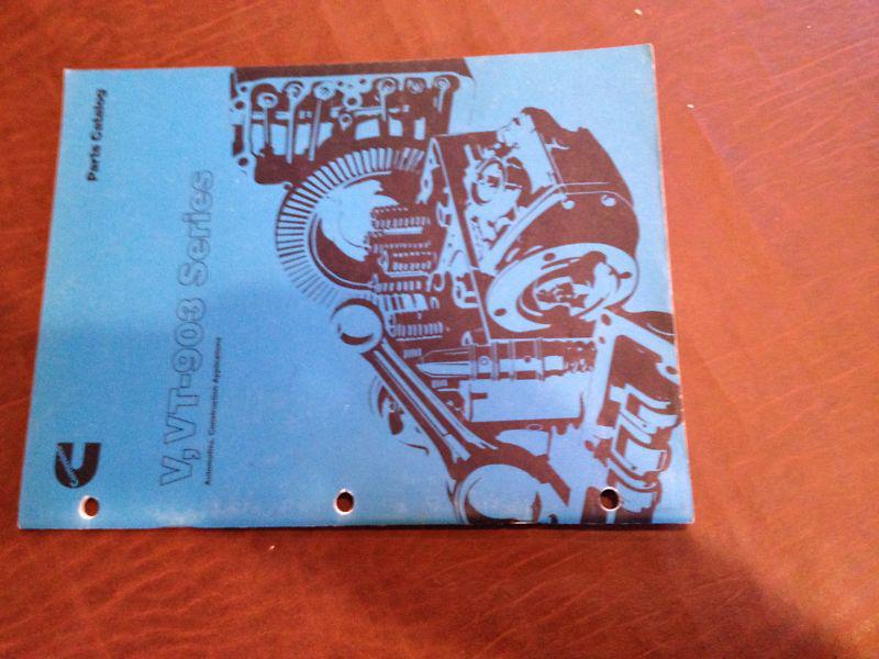 Cummins v 903 vt series diesel parts book catalog manual engine