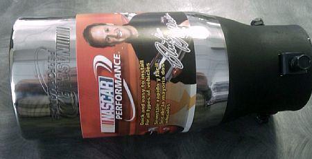 Stainless steel 3.5" roled exhaust tip nascar performance by aero