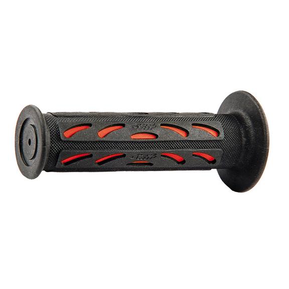 Progrip 724 dual density grips 7/8 inch handlebars - red / black