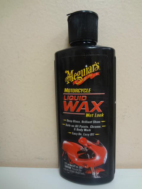Meguiars motorcycle liquid wax wet look - 6oz
