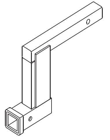 Blue ox bx88132 hi lo 10 inch receiver  trailer