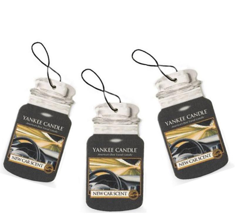 3 Yankee Candle NEW CAR SCENT Car Jar AIR FRESHENERS New Car Leather Smell Jars, US $8.99, image 4