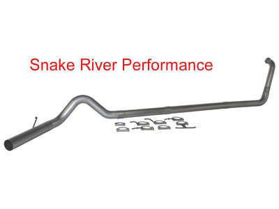 Mbrp 4" exhaust 99-03 ford powerstroke 7.3l no muffler straight pipe turbo back