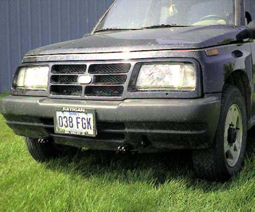 Blue ox bx3508 base plate for chevy tracker 98 trailer