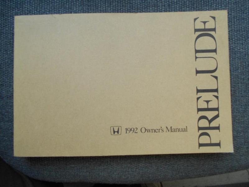 Honda prelude owners glove box manual book 1994 new old stock excellent 