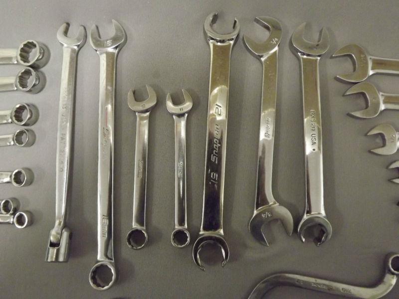 SNAP ON TOOLS 22 PIECE ASSORTED COMBINATION WRENCH SET *SHIPS FREE!*, US $239.99, image 4