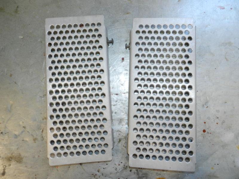 2001 ktm 400 mxc ee enduro front aluminum radiator guards 450 520 525 exc xc sx