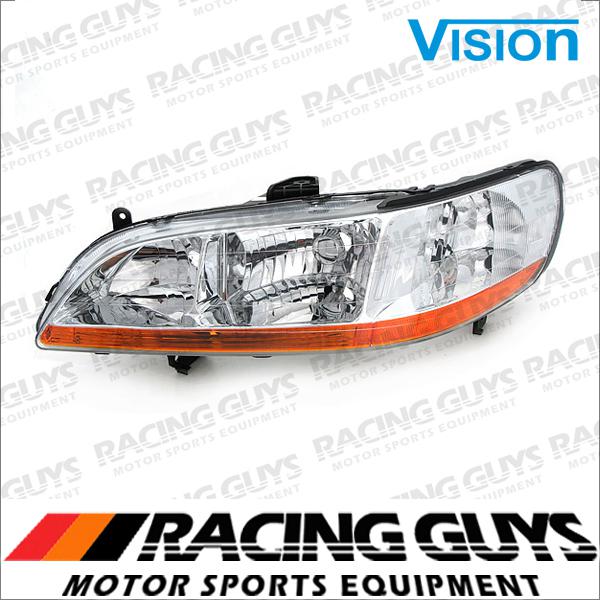 Lt head light clear lense driver 01-02 honda accord 2dr 4dr