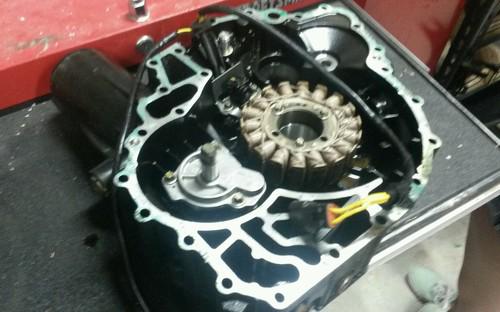 Seadoo rxp rxt gtx pto stator timing rear cover complete ski 215hp
