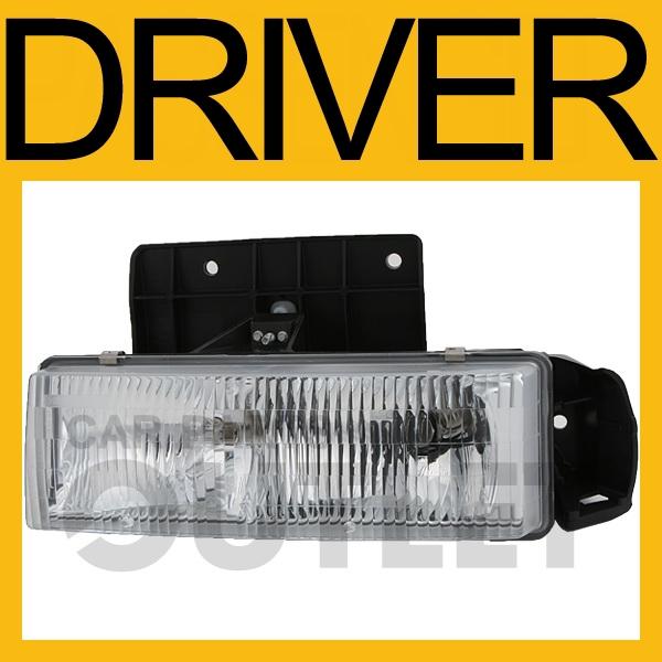 85-05 chevy astro gmc safari head light lamp w/bracket left new replacement l/h