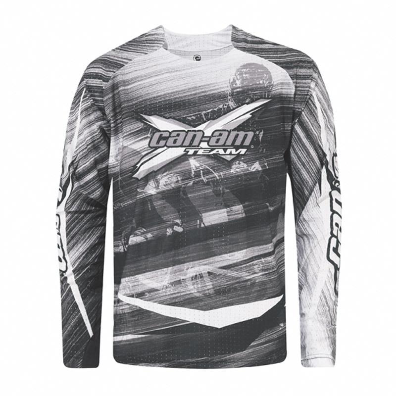 Can am atv men's x-race jersey white sz xl outlander/maverick 2863971201
