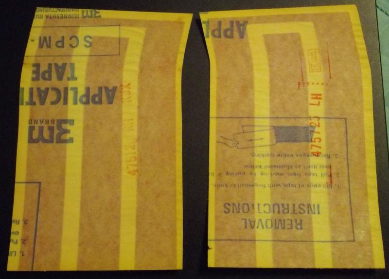 78/79 chevy nova -gm nos #475725/475726 red color rally nova