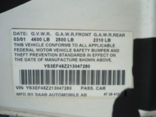 99 00 01 SAAB 9-5 L. TAIL LIGHT SDN QUARTER PANEL MOUNTED 123776, US $35.00, image 8