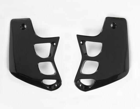 Ufo plastics radiator cover black for honda cr 500r 89-01