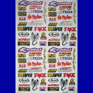 Renthal supertrapp kit motocross acerbis sticker decal motorcycle moto racing