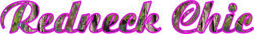 Mossy oak camo pink redneck chic windshield decal 5x36"