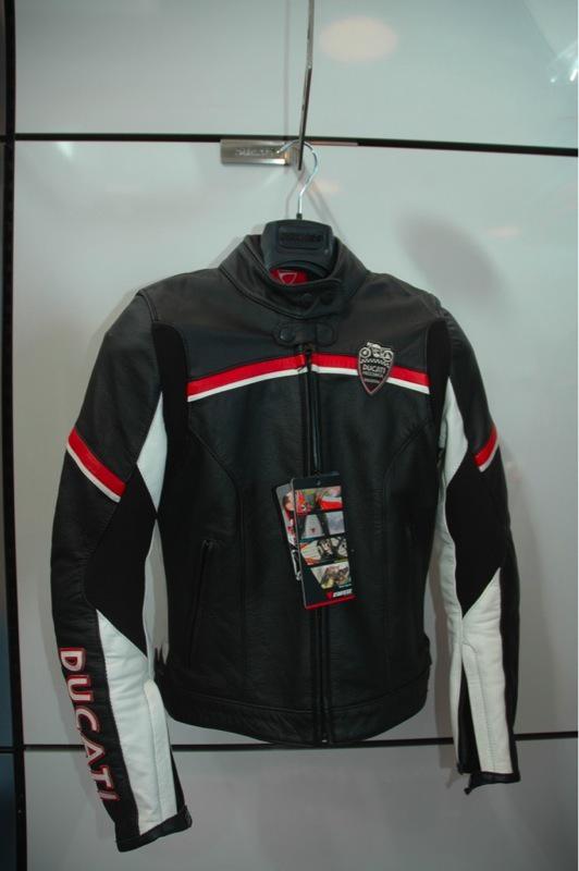 Dainese g. ducati meccanica pelle lady, black & white, women's euro size 48