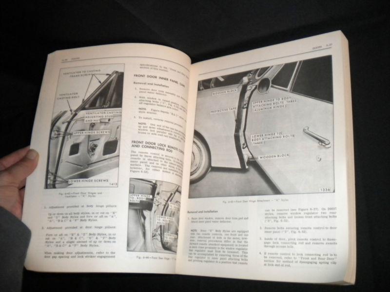 Body By Fisher 1967 Service Manual Litho in USA August 1966 (c) General Motors , US $19.99, image 7