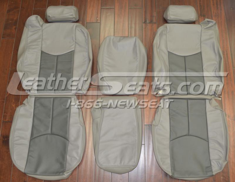 2003-2007 chevy silverado sierra crew leather seat covers