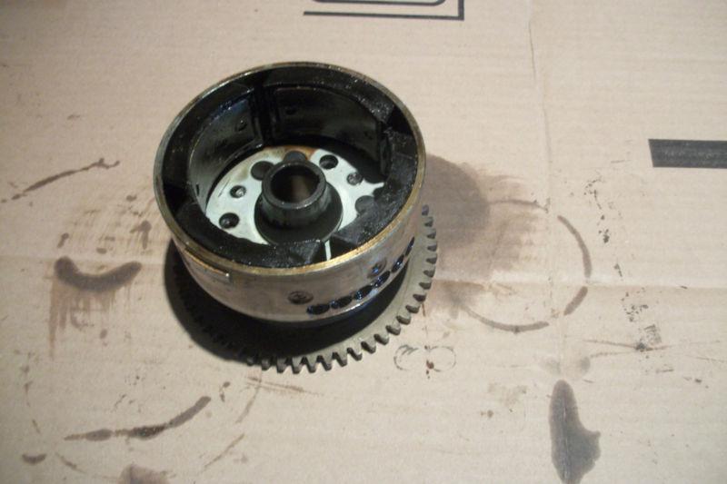 Yamaha moto 4 yfm200 yfm 200 1985 flywheel starter starting clutch rotor