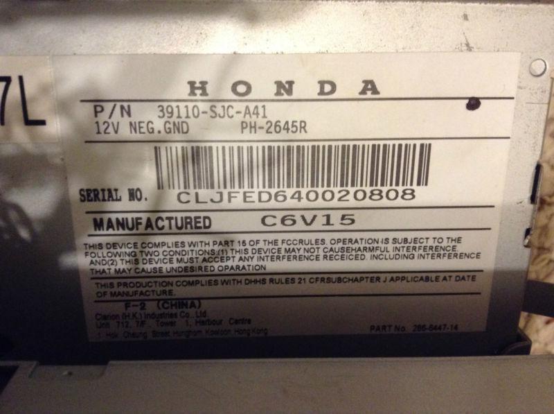 06-13 HONDA RIDGELINE OEM COMPLETE NAVIGATION SYSTEM , US $249.00, image 8