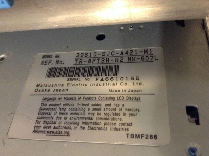 06-13 HONDA RIDGELINE OEM COMPLETE NAVIGATION SYSTEM , US $249.00, image 9