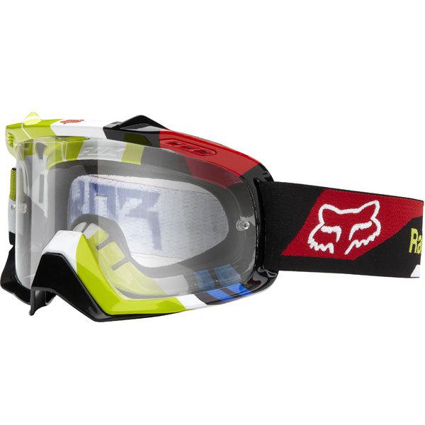 Fox racing airspc intake goggles with clear lens atv mx off road ktm