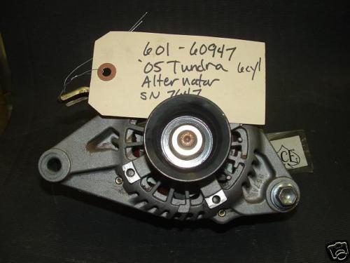 2005 2006 05 06 toyota tundra v6 6 cylinder 1grfe 80 amp alternator 27060-31010