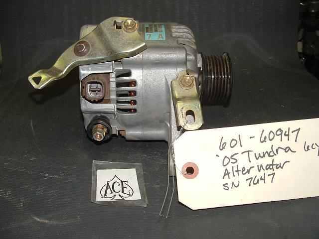 2005 2006 05 06 Toyota Tundra V6 6 Cylinder 1GRFE 80 Amp Alternator 27060-31010, US $55.00, image 2