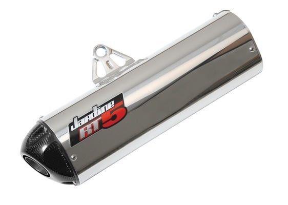 Jardine rt-5 slip on exhaust polished kawasaki zx14 08-11