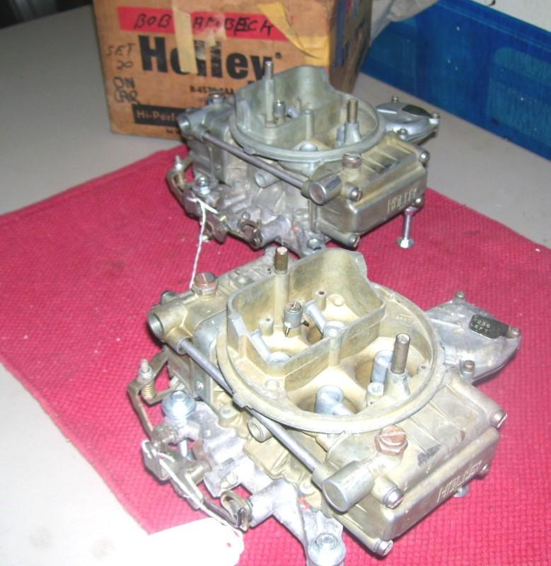Buy Holley 1968 426 Hemi Crossram Carburetors Carbs Dart Cuda Super