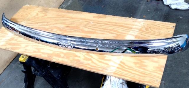 1946 ford rear bumper *original triple plated*