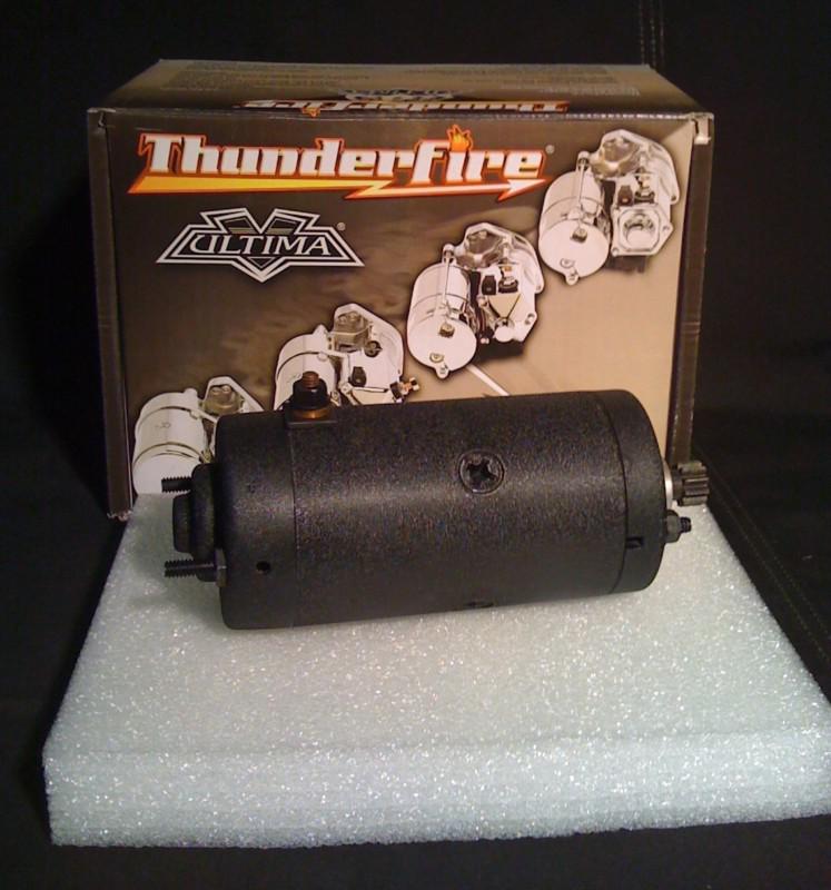 Ultima thunderfire prestolite-type starter motor for harley fl,flt, fxr and xl