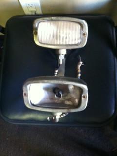 Vintage chopper headlight bracket& lights chopper light vintage chopper lights 