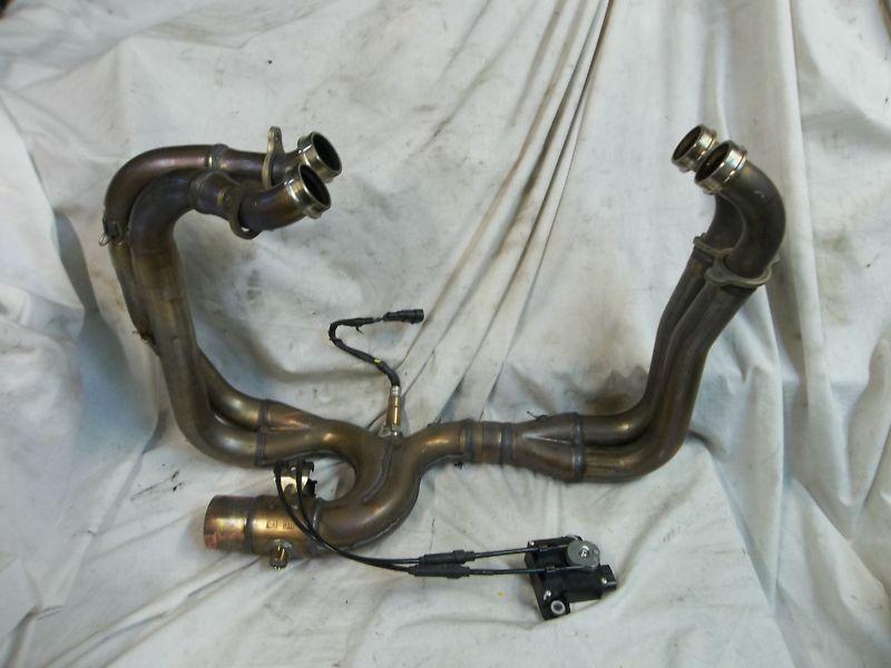 2010 aprilia rsv4 factory oem stock exhaust header  *b69d