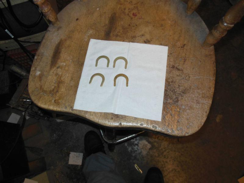  military vehicle m35a1 m35 a2 brake shoe anchor pin clips 4 ea new