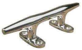 Sea dog cleat chrome zinc open - 6" 044606-1