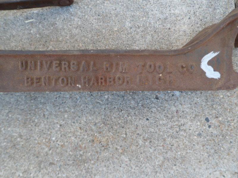 Cast Iron Universal Master Rim Tool For Wooden Spoke Wheels Benton Harbor Mich, US $100.00, image 3