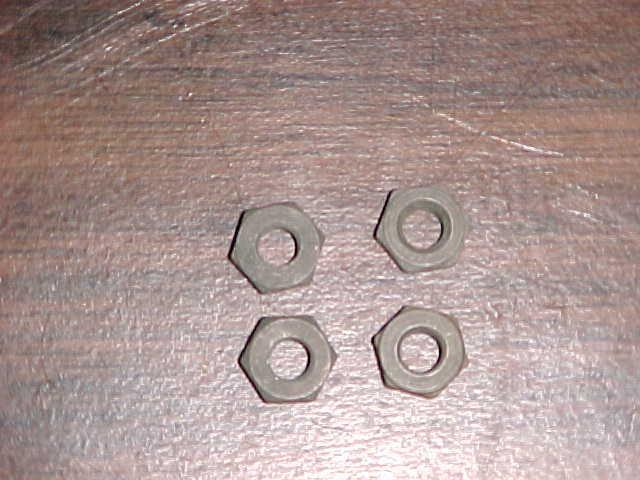 7691 harley nos parkerized 1/4-24 4pk oil pump nut 45 wl wla knucklehead panhead