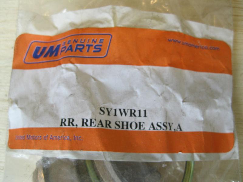 UNITED MOTORS UM RR BRAKE SHOE ASSY, A UM SY1WR11, US $26.00, image 3