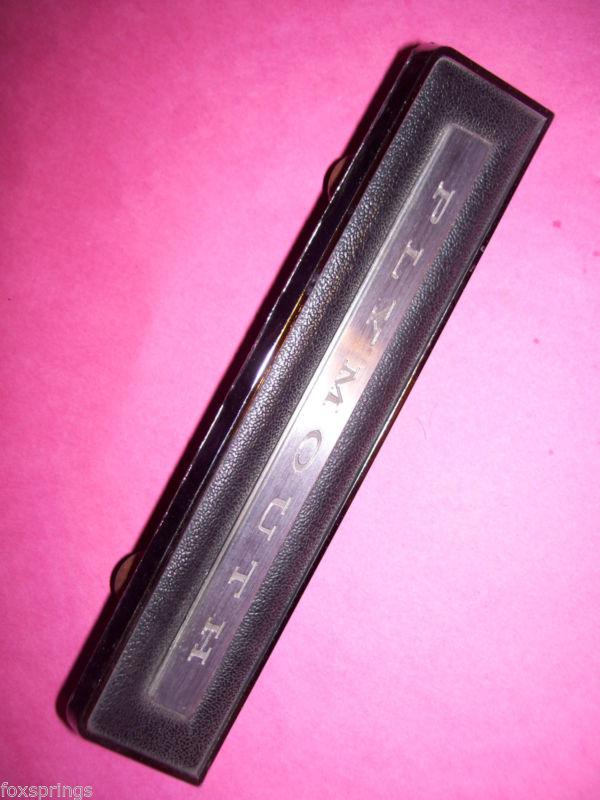 1967 plymouth sport fury rear interior emblem - 2788944     -    pl29