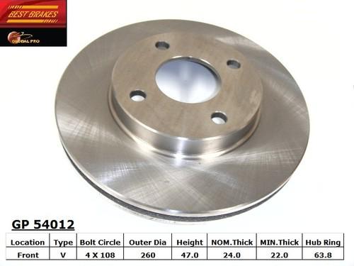 Best brakes usa gp54012 front brake rotor/disc-disc brake rotor