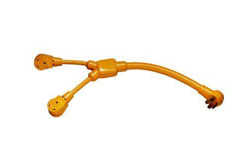 Marinco / park power 169ayrv rv "y" adapter 50 amp male w/ 2 30 amp female plugs