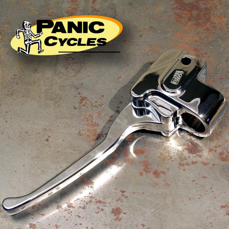 1" gma/ bdl cable clutch perch assembly chrome 1984-06 harley bobber chopper