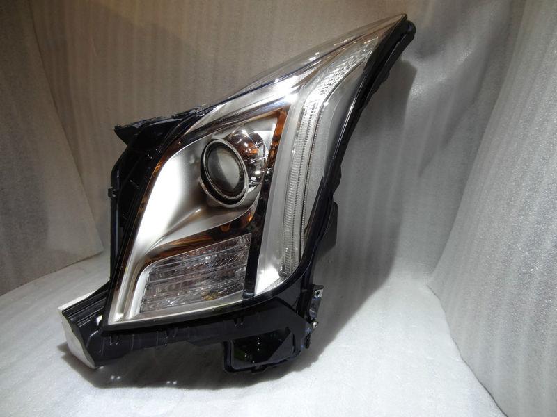 2013 cadillac xts sedan lh driver side bi xenon hid headlight head lamp oem