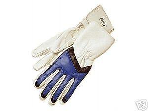 Motorcycle glove osi sport/touring white & blue size x-large & xx-large new
