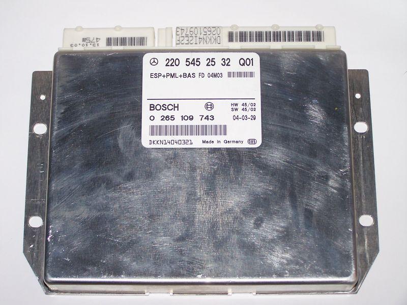 Find 0006 MERCEDES S430 S500 W220 ESP PML BAS CONTROL MODULE UNIT 220