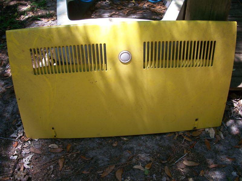 Fiat 850 rear engine cover hood 1960's-70's straight solid