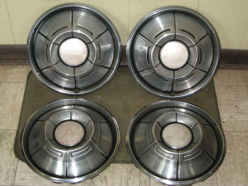 70 71 dodge hub caps 14" set of 4 mopar wheel covers