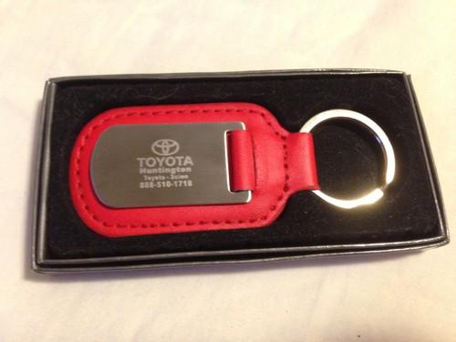 New toyota keychain red/orange car keyring toyota huntington ny long island